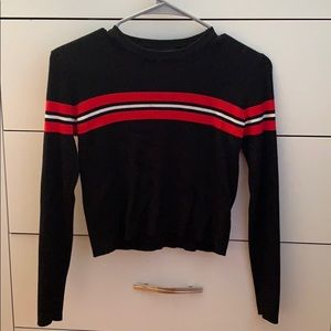 Brandy Melville stripe ribbed long sleeve